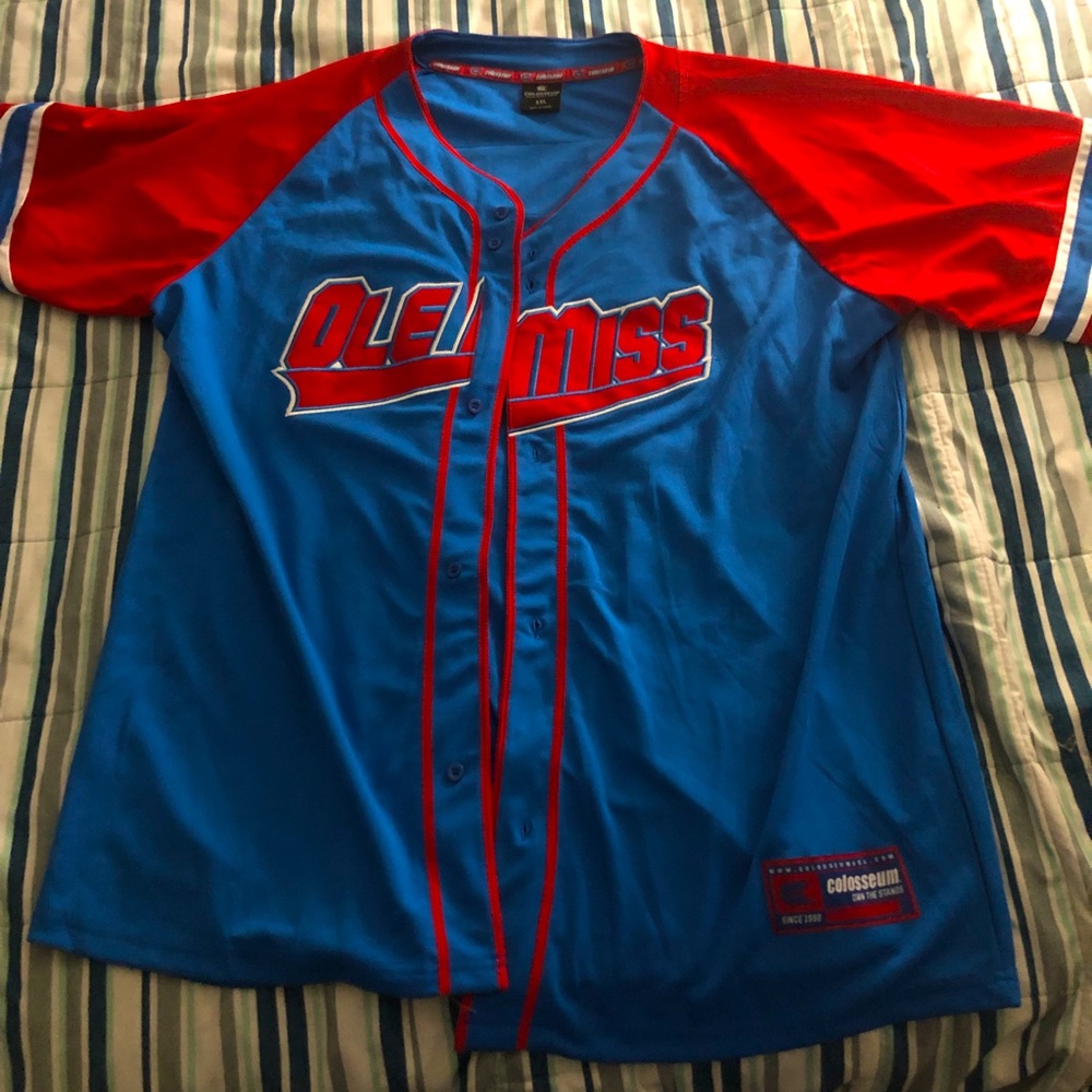Ole Miss Colosseum Rebels Jersey Vintage